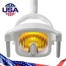 AZDENT Dental LED Lamp Oral Light White&Yellow Lamp 12W for Dental Chair Unit