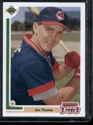 Jim Thome Rookie 1991 Upper Deck Final Edition #17F RC Cleveland Indians