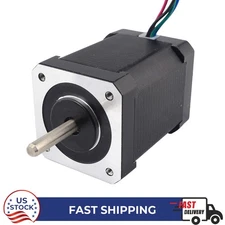 STEPPERONLINE Nema17 1.8deg 65Ncm 2.1A  42x60mm Stepper Motor Dual Shaft 4 Wires