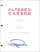 Joel Kinnaman Signed Autograph Altered Carbon Pilot Script Screenplay - Takeshi