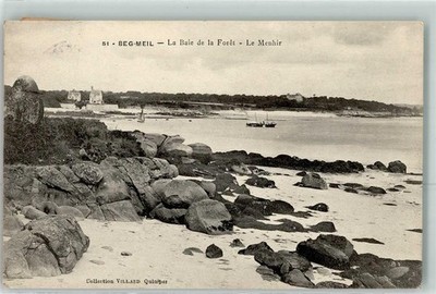 39480584 - Fouesnant Beg Meil la Baie de la Foret le Menhir Quimper 1908