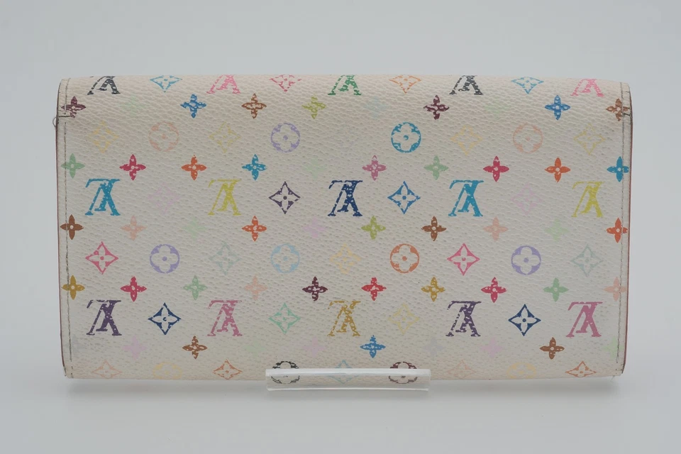 Louis Vuitton Wallet Purse Monogram Sarah Multicolor Authentic - Image 3 of 4