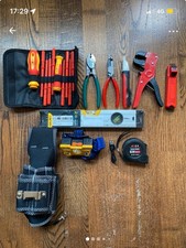 Electrician Tool Kit 500V Screwdrivers Pliers Wire Stripper Set 9pc