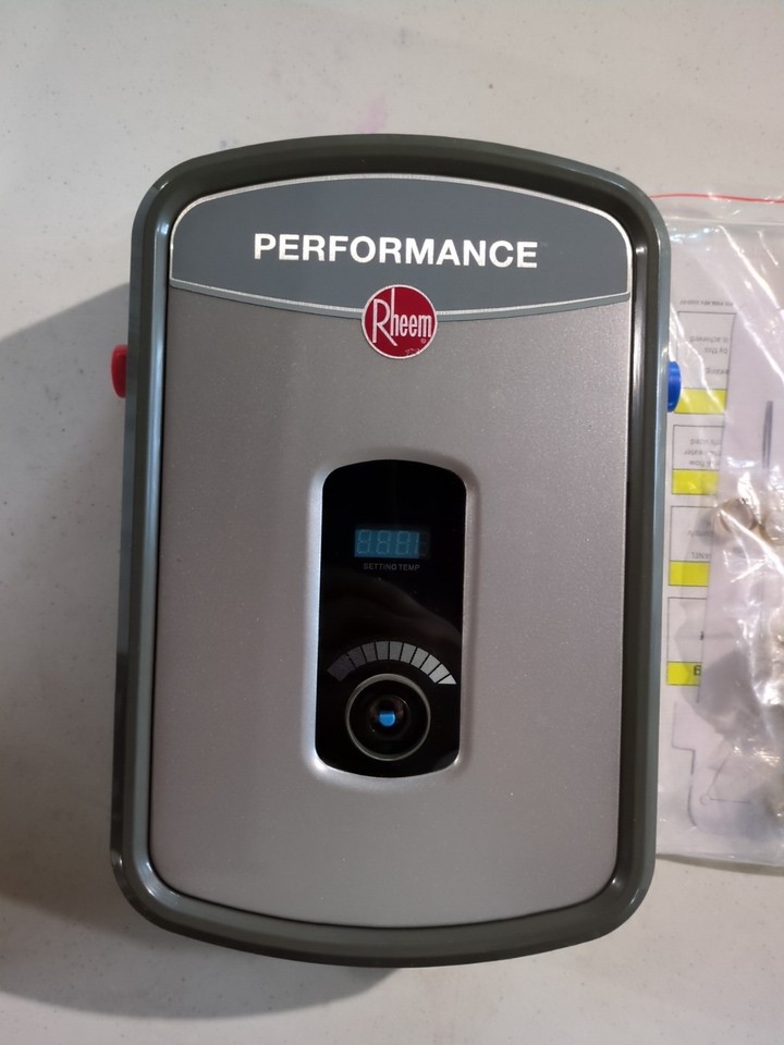 Return Box Rheem Rheem RETEX-13 (13kW) Electric Tankless Water Heater Open Box | eBay