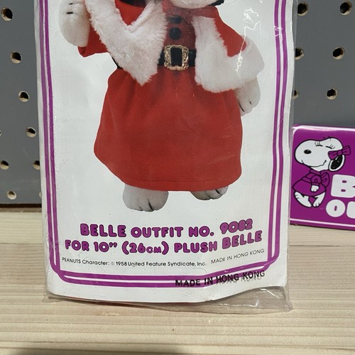 Vintage Peanuts 1958 Belle Outfit 9082 For 10” Plush Clothing Mrs. Claus NO HAT - Picture 2 of 5