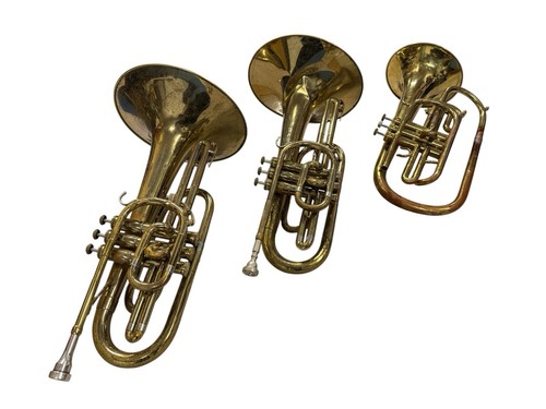 Used Marching Horns (3) Lot *AS IS