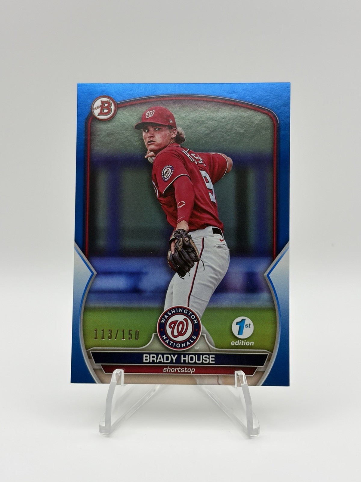 2023 Bowman Brady House Blue 113/150 - Washington Nationals
