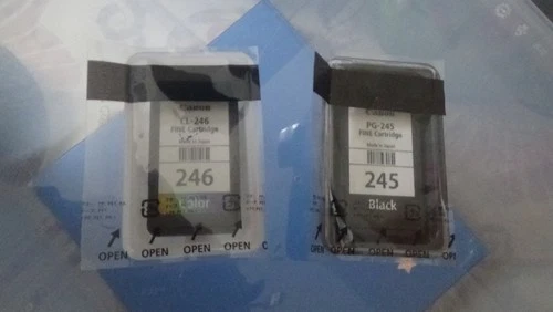 canon pg 245 xl black used ink empty