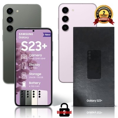 NEW SEALED Samsung Galaxy S23+ Plus  5GS916U 256G/512 Factory Unlocked US STOCK