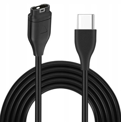 USB-C Ladekabel für Fenix 5x, 5, 5s Plus - 100cm Schwarz