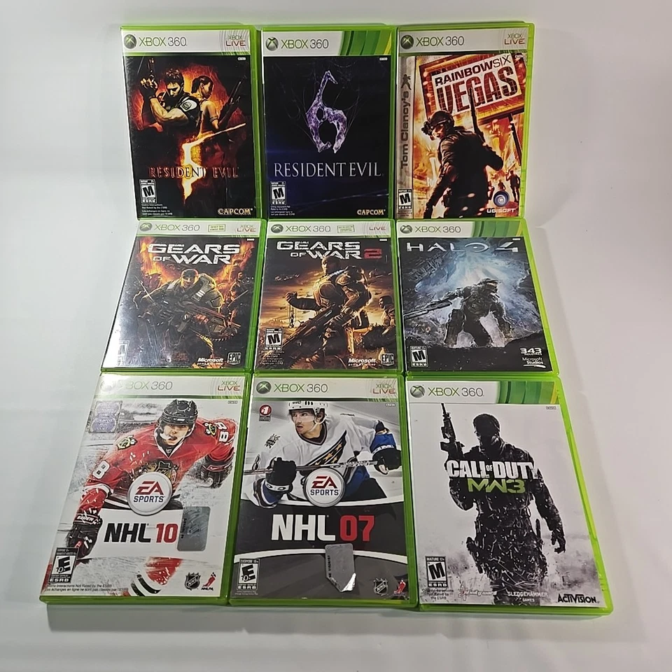 Lot of 9 Microsoft Xbox 360 Games, Used, Good - Very Good Condition, Bundle CIB - Image 3 of 4