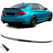 Sport Heckspoiler Lippe Schwarz Glanz passt f�r 4er BMW F36 Gran Coupe 13-21