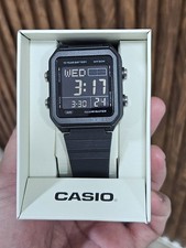 Casio W-221H-1BVDF Black Digital Watch 50M WR 10 Year Battery NEW