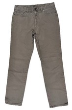 Johnnie-O Sawyer 6 Pocket Jean Pants Men  s 34x32 Pewter Gray Golf
