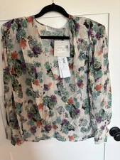IRO 100% Silk Top. Size 34 US Size XS. Will Fit A Size 4. NWT. MSRP $750