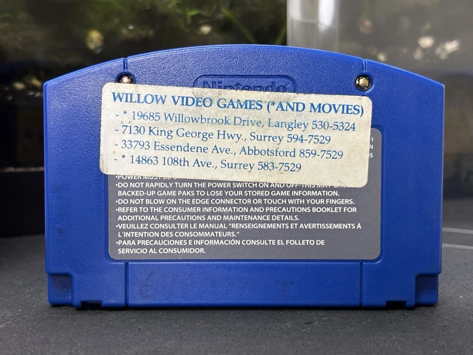 World Is Not Enough (Nintendo 64, 2000) Box, Cartridge, Manual some marks on box - Image 4 of 4