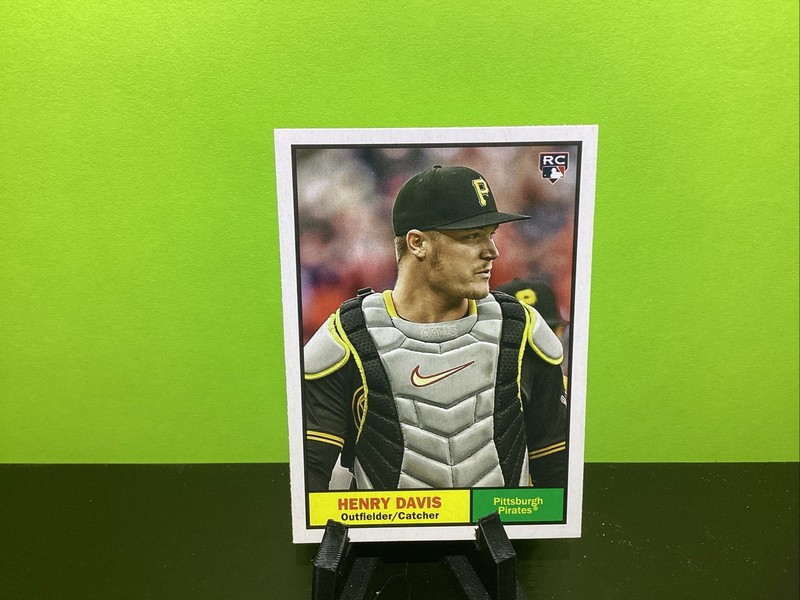 Henry Davis Pittsburgh Pirates Rookie Baseball Excellent