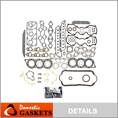 Fits 86-95 Nissan 200SX Maxima Quest D21 3.0L SOHC Full Gasket Set VG30E
