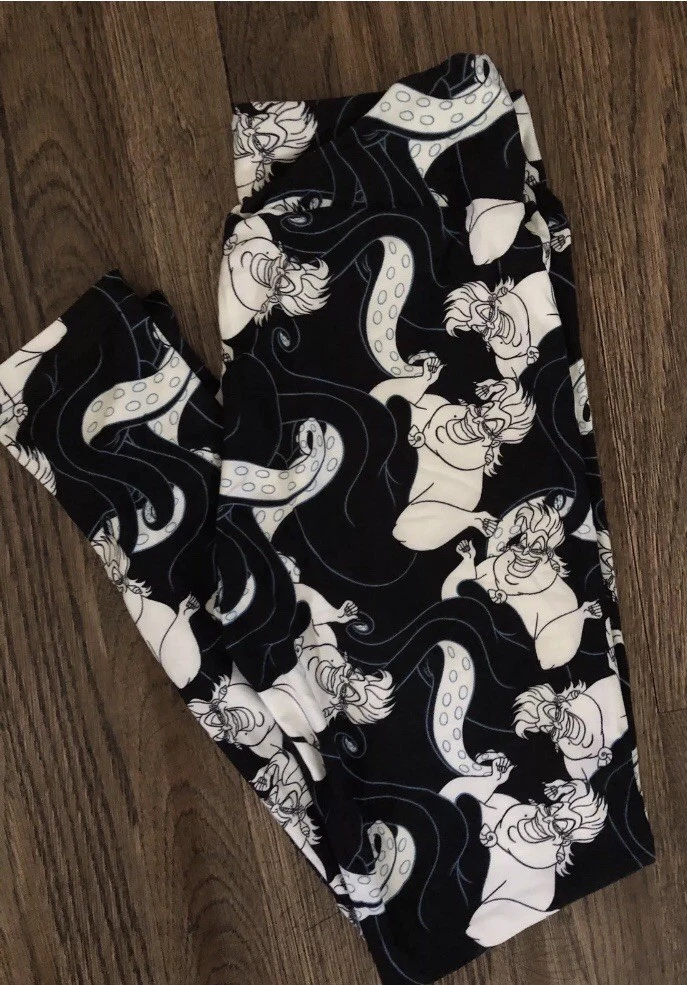 LuLaRoe DISNEY VILLAINS OS Ursula Leggings eBay