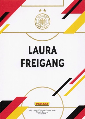 Laura Freigang - Panini Women´s World Cup 2023 DFB Frauen Trading Card - Bild 2 von 2