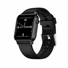 Smart Watch Fitness Tracker-1.4 Inch Full Touch Screen Android Black