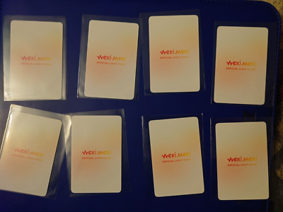Weki Meki Lightstick Offiicial Preorder Photocards Mint! USA
