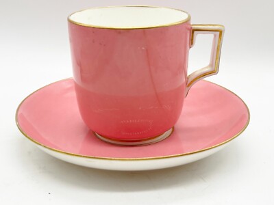 VINTAGE FEINES BONE CHINA DUO BRITISCHE HERSTELLER MARK HELLROSA ART DECO STIL