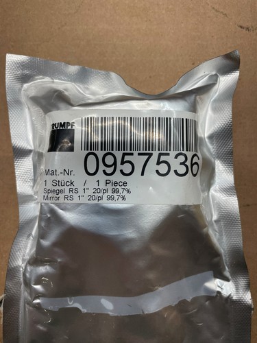 TRUMPF 3030 Laser Rear Mirror 1" Part number 0957536