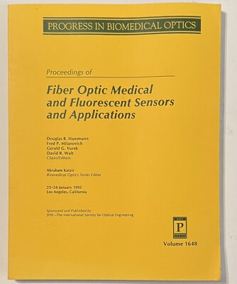 Paperback Book, Progress In Biomedical Optics, Conference 1992, VG Cond
