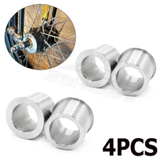 4x Wheel Sealed Bearing Reducer 1" to 3/4" Axle Spacer For Harley Bobber Chopper