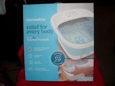Homedics Smart Space Essential Footbath Collapses for storage New