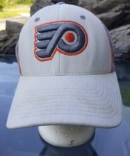 Philadelphia Flyers NHL Hockey Cap Hat White Gray Mens Size XL Embroidered