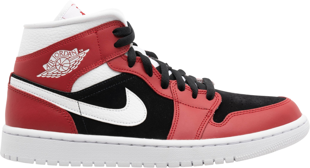 Jordan 1 Mid Gym Red Black W for sale | eBay