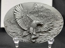 Western Belt Buckle Bergamot Bald Eagle BRAND NEW Made In USA U-256