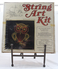 Vintage String Art Kit by McCulla Crafts - 1203 Owl 12" x 12" Made In USA 1