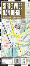 Map of San Diego, California, City Center Laminated Street Map by Streetwise