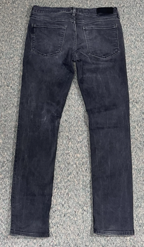 Paige Lennox Jeans Men's 31x31 Gray Slim Straight Pants 5 Pocket Stretch Casual - Picture 14 of 16