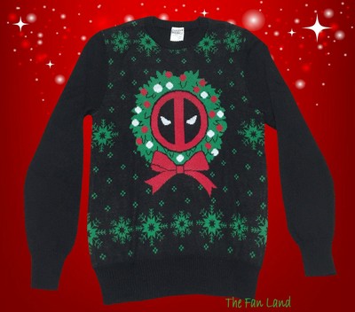 deadpool xmas sweater