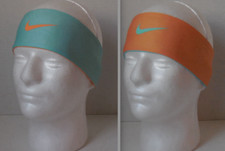 Nike Narrow Cooling Reversible Headband Adult Unisex Tropical Twist/Fuel Orange