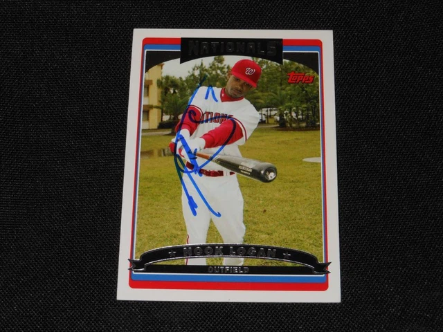 Washington Nationals Nook Logan Signed 2006 Topps Autograph Card #UH104  922