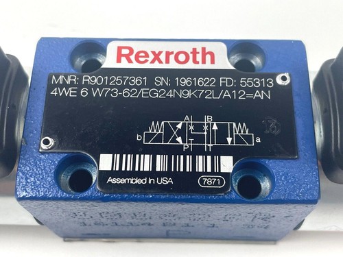 Rexroth R901257361 Hydraulikventil, 4WE 6 W73-62/EG24N9K72L/A12=AN - Bild 3 von 9