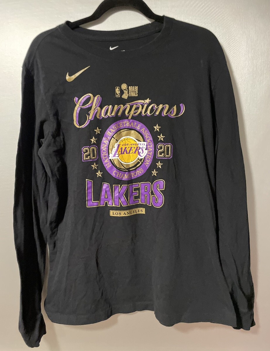 Nike 2020 Los Angeles Lakers Championship Long Sleeve T-Shirt