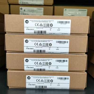 New Factory Sealed AB 1756-EN2T SER C ControlLogix Ethernet Bridge 1756EN2T