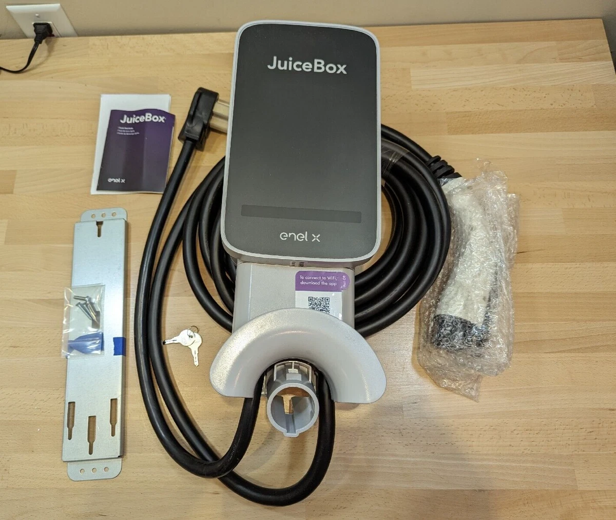 Juicebox 40 J1772 Level 2 NEMA 14 50 Electric Vehicle EV Charger 40A Enel X