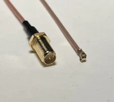 RP-SMA Female to uFL/u.FL RF RG178 Coaxial Cable Pick Length wifi USA
