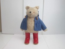Vintage C1970 Gabrielle Designs Paddington Bear Teddy With Dunlop Boots