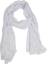 Jehahn Wrap Hair Scarf Shawl Stole Style, White, 66" x 19"