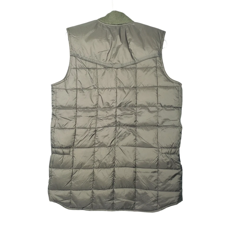 Roper Boys Chaleco Puffer Chaqueta Cuello Forrado Verde Oliva Cremallera Frontal Talla XL 16-18 Foto 2 de 4