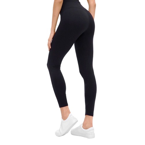 Mujeres Yoga Suave Cintura Alta Leggings Capri Sin costuras Frontal Elastizado Para 4-8 - Imagen 6 de 26