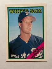 1988 TOPPS TRADED MLB BASEBALL ROOKIE CARD CHICAGO WHITE SOX JACK MCDOWELL #68T. rookie card picture